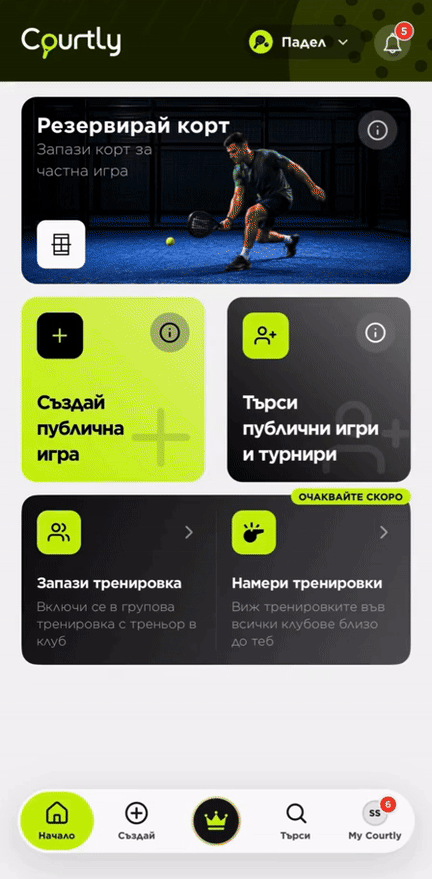 Рейтинг и изиграни срещи в Courtly